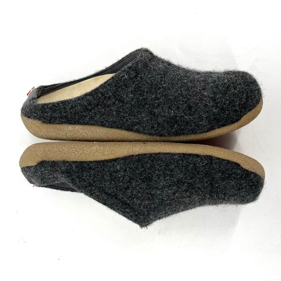 Sanita Unisex Gray Felted Wool Slide Mule Slipper Indoor/outdoor 42 - W11.5 / M9 main image 7